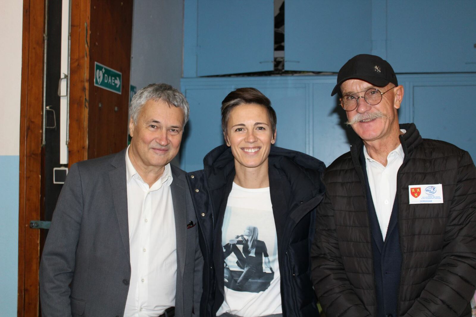 Dordogne : Inauguration gymnase Céline DUMERC