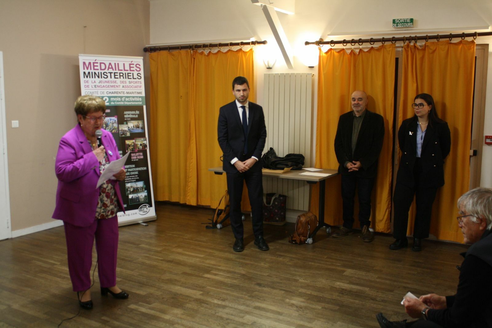 Charente-Maritime : Remise de médailles bronze à Soubize