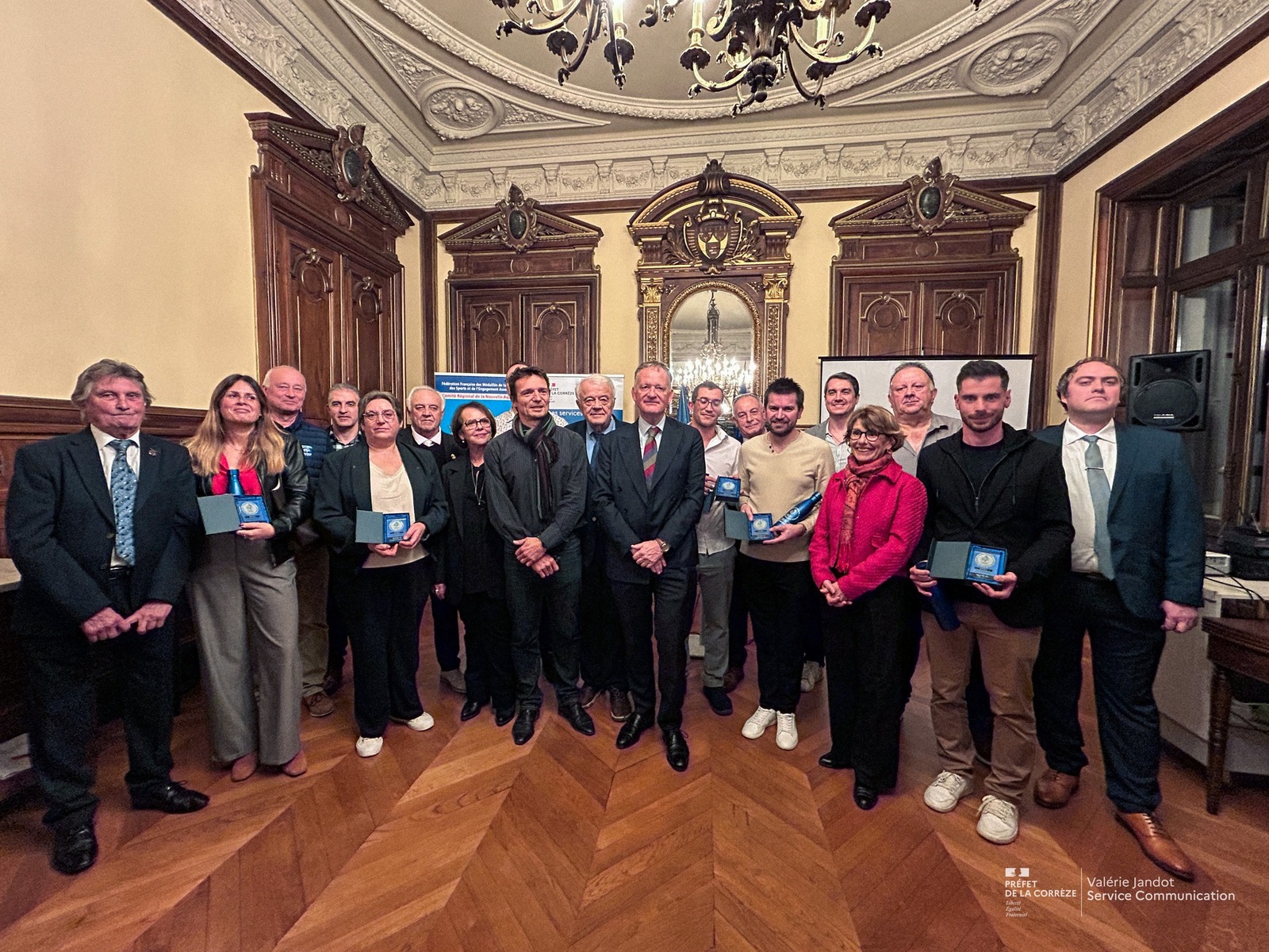 Corrèze : Cérémonie de remise de médailles ministérielles