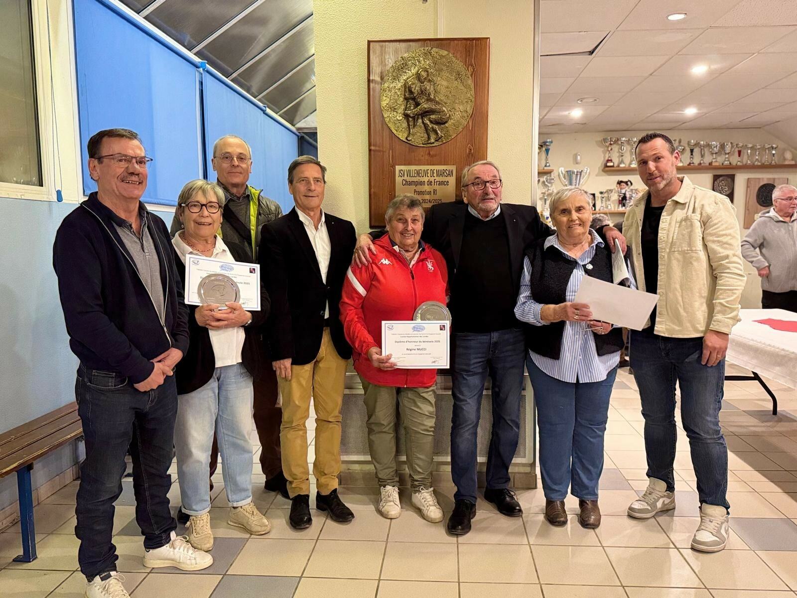 Landes : Remise du prix du bénévolat à Villeneuve de Marsan