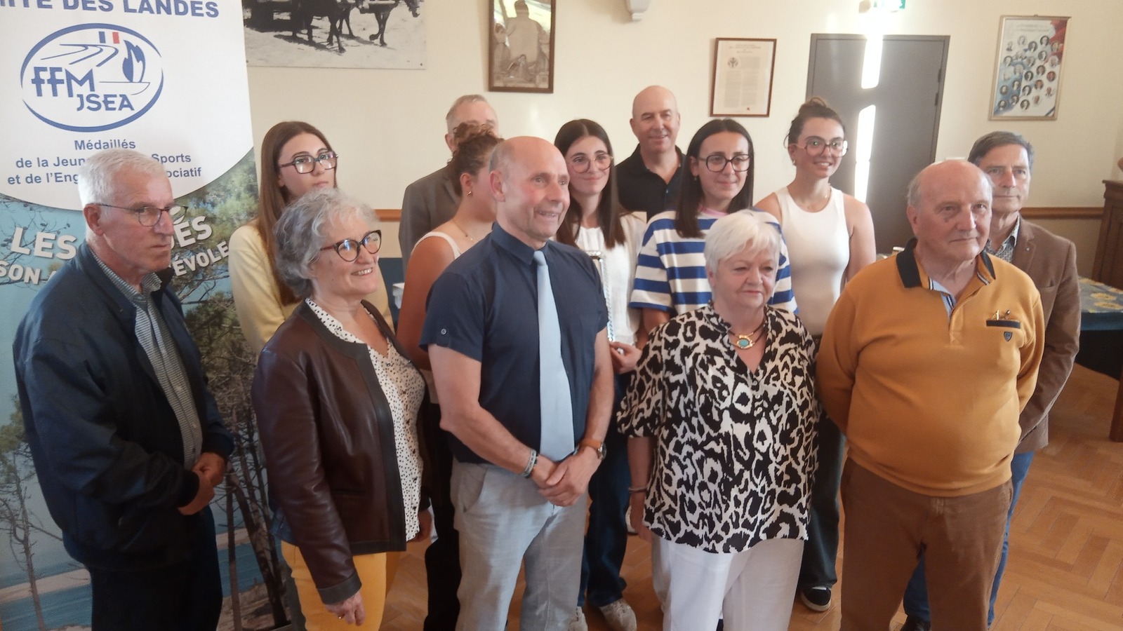 Landes : Cérémonie du 10 avril à Sainte-Eulalie (40)