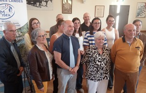 Landes : Cérémonie du 10 avril à Sainte-Eulalie (40)